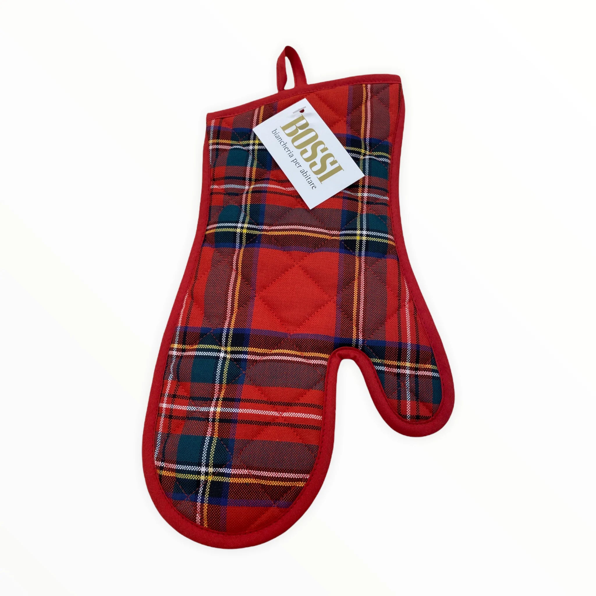 Guantone Cucina cotone tinto in filo BOSSI - Tartan