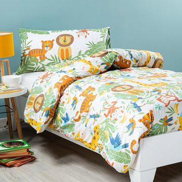 CALEFFI Cotton Single Duvet Cover Set - Tropical