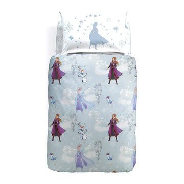 CALEFFI Cotton Single Duvet Cover Set - Frozen Elsa & Anna