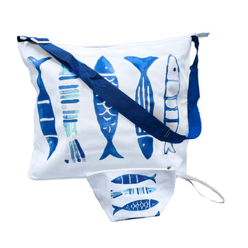 Beach Bag in Water-repellent Fabric - Java