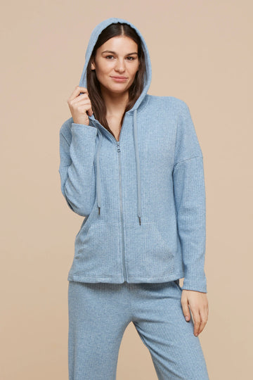 Loungewear set with ribbed jersey WE BY NIGHT - Costanza