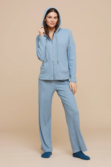 Loungewear set with ribbed jersey WE BY NIGHT - Costanza