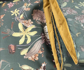 SOMMA Plaid Blanket in Satin and Padded Velvet - Adalia Profumo 