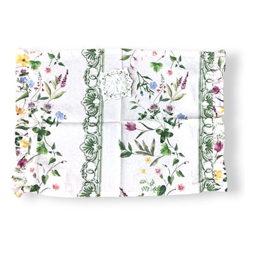 American placemat with Gala BLANC MARICLO' - Wild Flower
