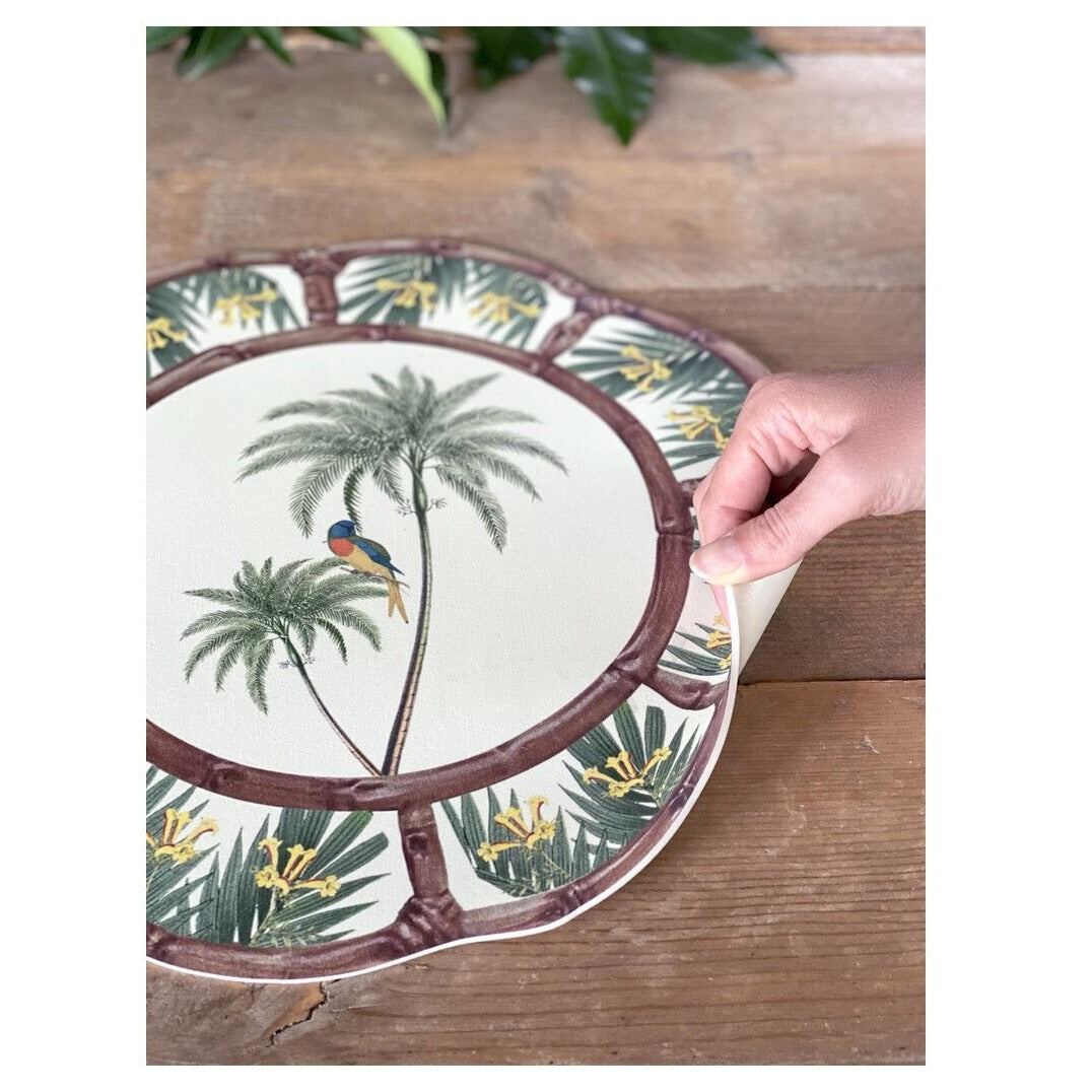 BLANC MARICLO' American Vinyl Placemat - Tropical 