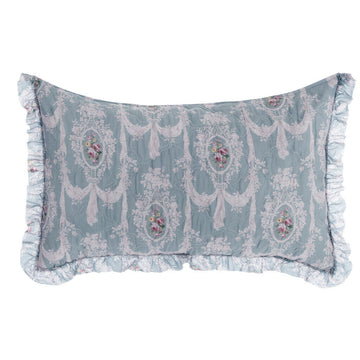 Pillow Cover with Printed Gala Blanc Mariclò - Baroque Surprise
