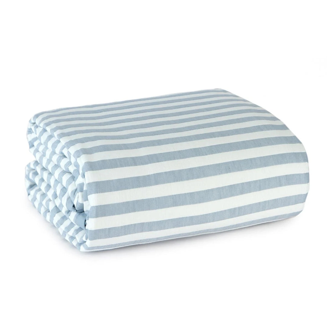 Summer bedspread for a double bed in Playa Striped Cotton Blend