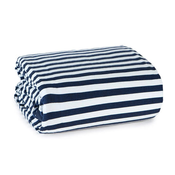 Summer bedspread for a double bed in Playa Striped Cotton Blend