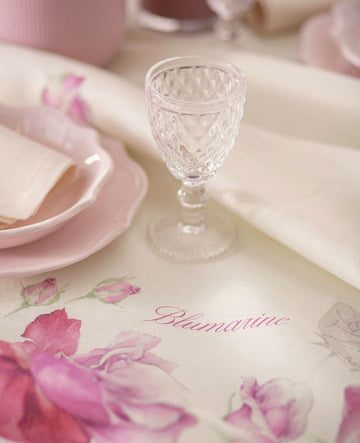 BLUMARINE Pure Linen Tea Towel - Rose