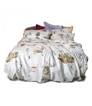Percale Duvet Cover Set TESSITURA TOSCANA - Flyby