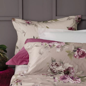 Double Bedspread Effect Sheet Set in Percale SVAD DONDI - Hillary