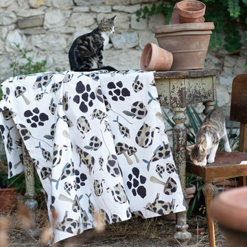 Pure Cotton Tablecloth TUSCAN WEAVING - Stain 