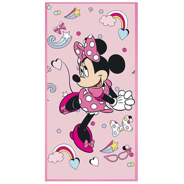 HERMET cotton terry baby beach towel - Minnie Mouse