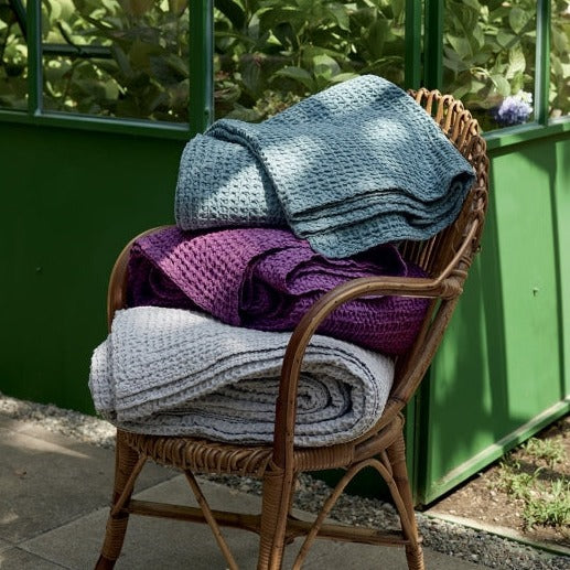 Copriletto Estivo Matrimoniale in Nido d'Ape di Cotone FAZZINI - Nettare