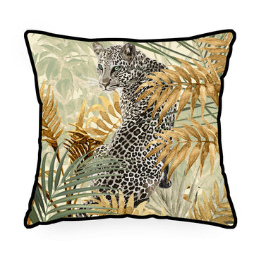 Velvet Furnishing Cushion CASA ANVERSA - New Jungle Leopard dis.1
