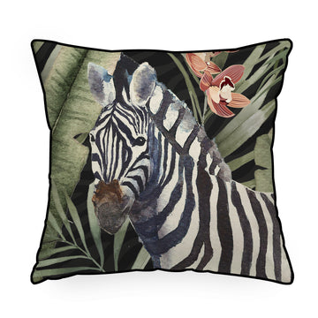 Velvet Furnishing Cushion CASA ANVERSA - New Jungle Zebra dis.2 