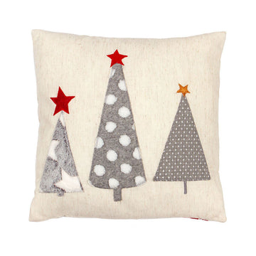 Christmas Decor Cushion - Dangling Trees