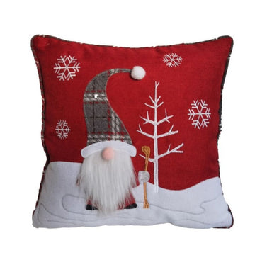 Christmas Decor Cushion - Gnome Pendant 