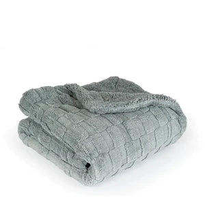 Fleece Throw with Sherpa - Ovindoli