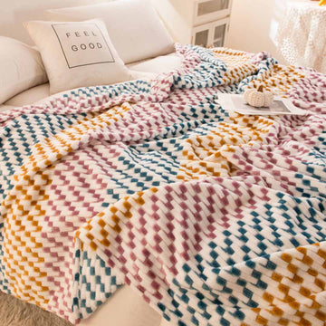 Plaid Flannel Fleece Blanket - Premier 