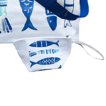 Clutch bag in water-repellent fabric - Java 