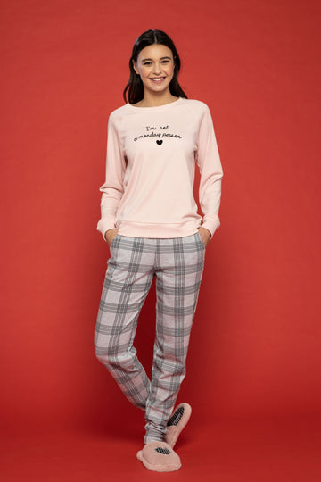 Women's warm cotton pajamas NOI DI NIGHT - Monday