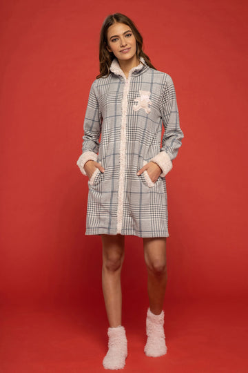 Women's Microfleece Dressing Gown NOI DI NOTTE - Princess