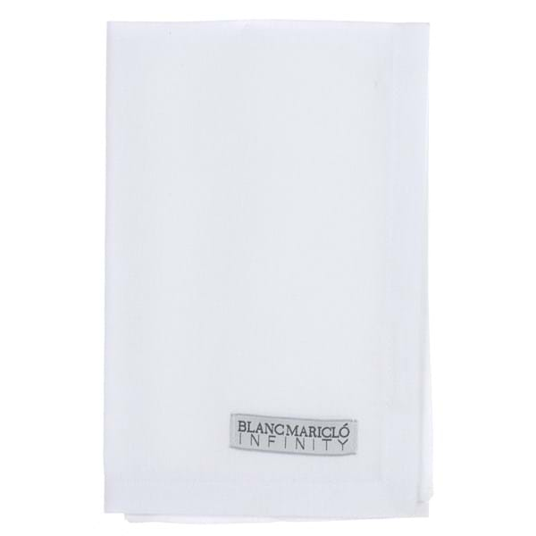 Set of 6 Plain Napkins BLANC MARICLO' - Infinity 