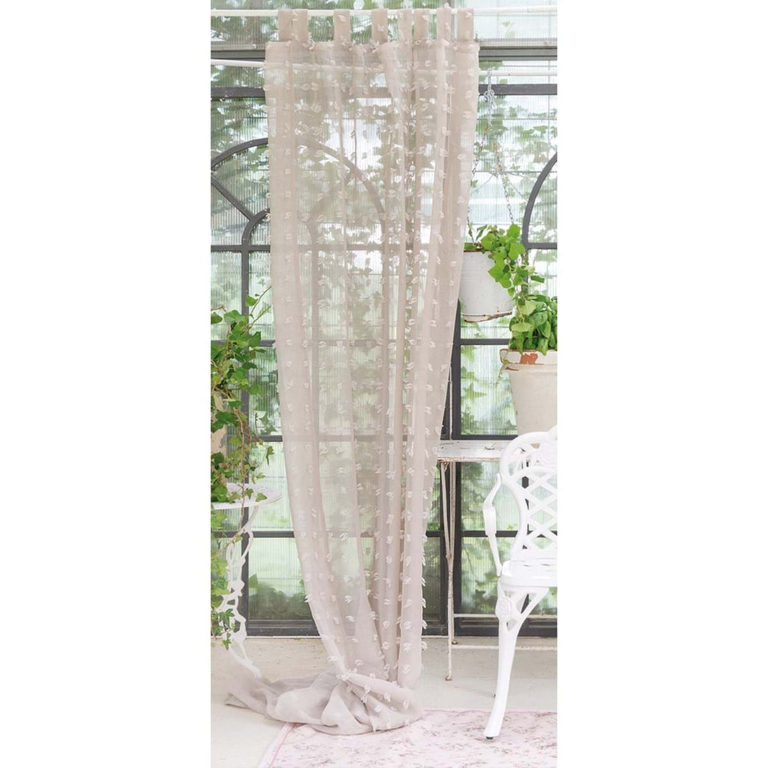 Tulle Curtain Blanc Mariclò - Puffolina