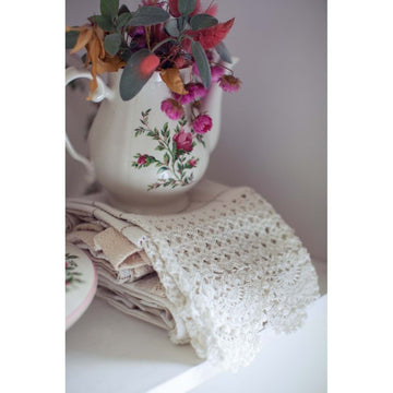 Set of 3 BLANC MARICLO' Cotton Tea Towels - Il Borgo Naturale