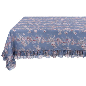 Stain-resistant tablecloth with Gala BLANC MARICLO' - Amicizia Fiorita 