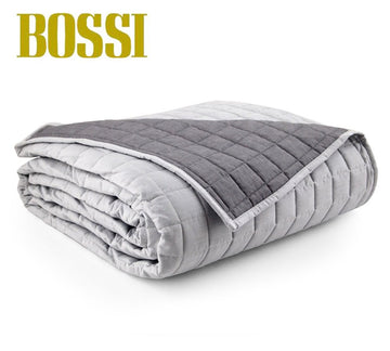 BOSSI Yarn Dyed Cotton Quilted Bedspread - Double