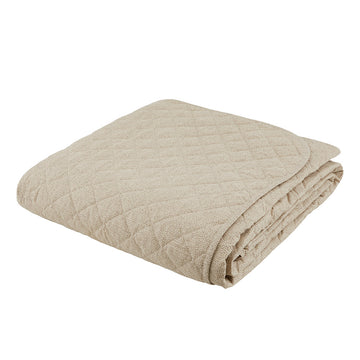BORBONESE Double Quilted Bedspread in Percale - Oplà