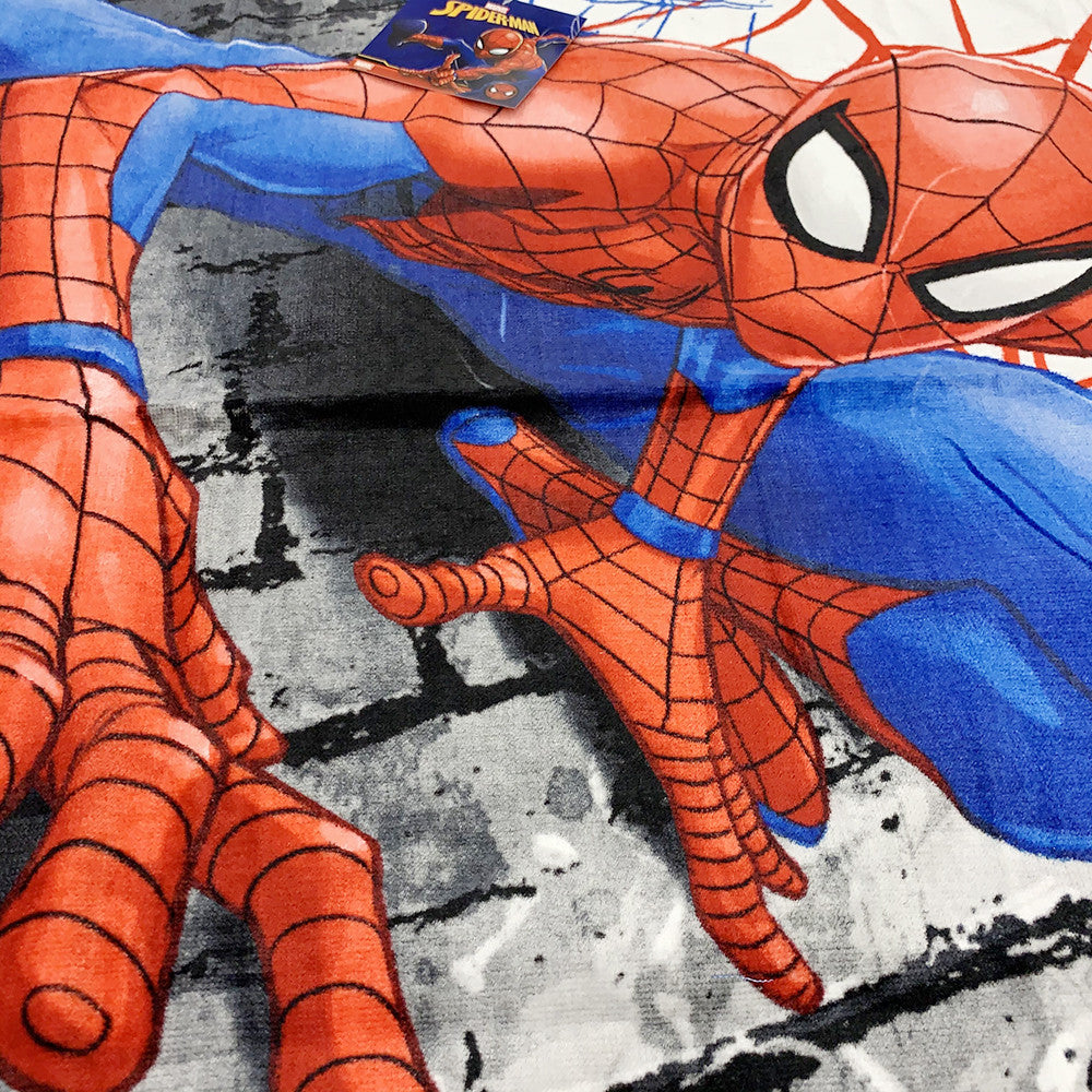 Cotton terry beach towel - Spiderman