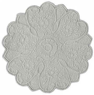 American Quilted Placemat BLANC MARICLO' - Flower
