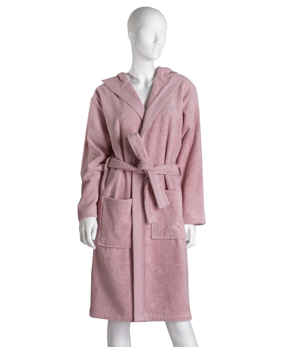 BLUMARINE Terry Bathrobe with Hood - Wellbeing