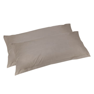 Pair of FAZZINI Cotton Percale Pillowcases - Arianna