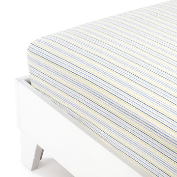 CALEFFI Cotton Fitted Sheet - Striped