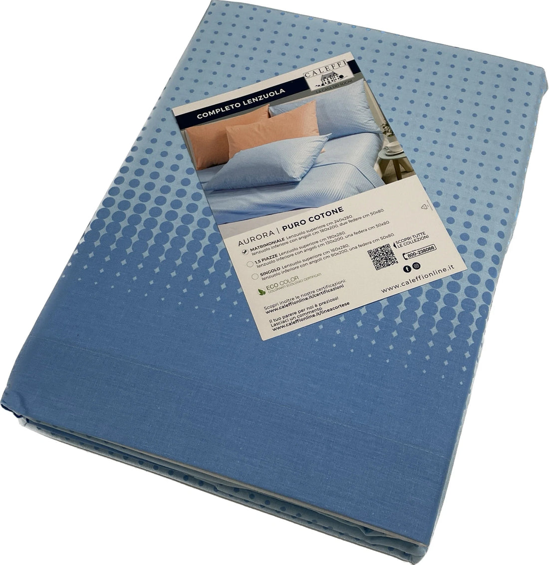 CALEFFI Cotton Sheet Set - Aurora