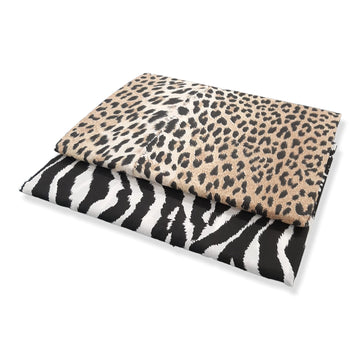 Animalier Cotton Furnishing Cover - Zebra and Spotted