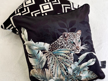 Velvet Furnishing Cushion CASA ANVERSA - Jungle Rombo