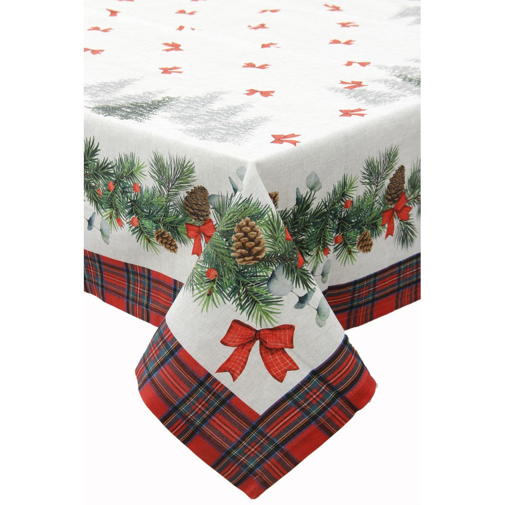 Cotton Tablecloth with Digital Print - Chalet 