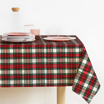 Scottish Tartan Tablecloth with Lurex - Natalina