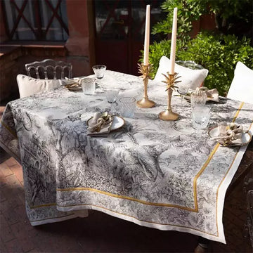 Pure linen tablecloth TUSCAN WEAVING - Tantra